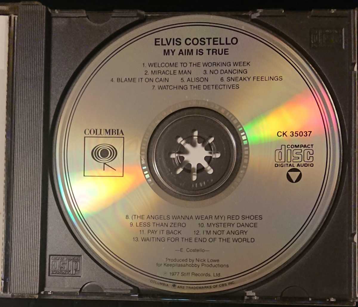 Elvis Costello - My Aim Is True /Columbia CK 35037/1990 US盤 1977作_画像4