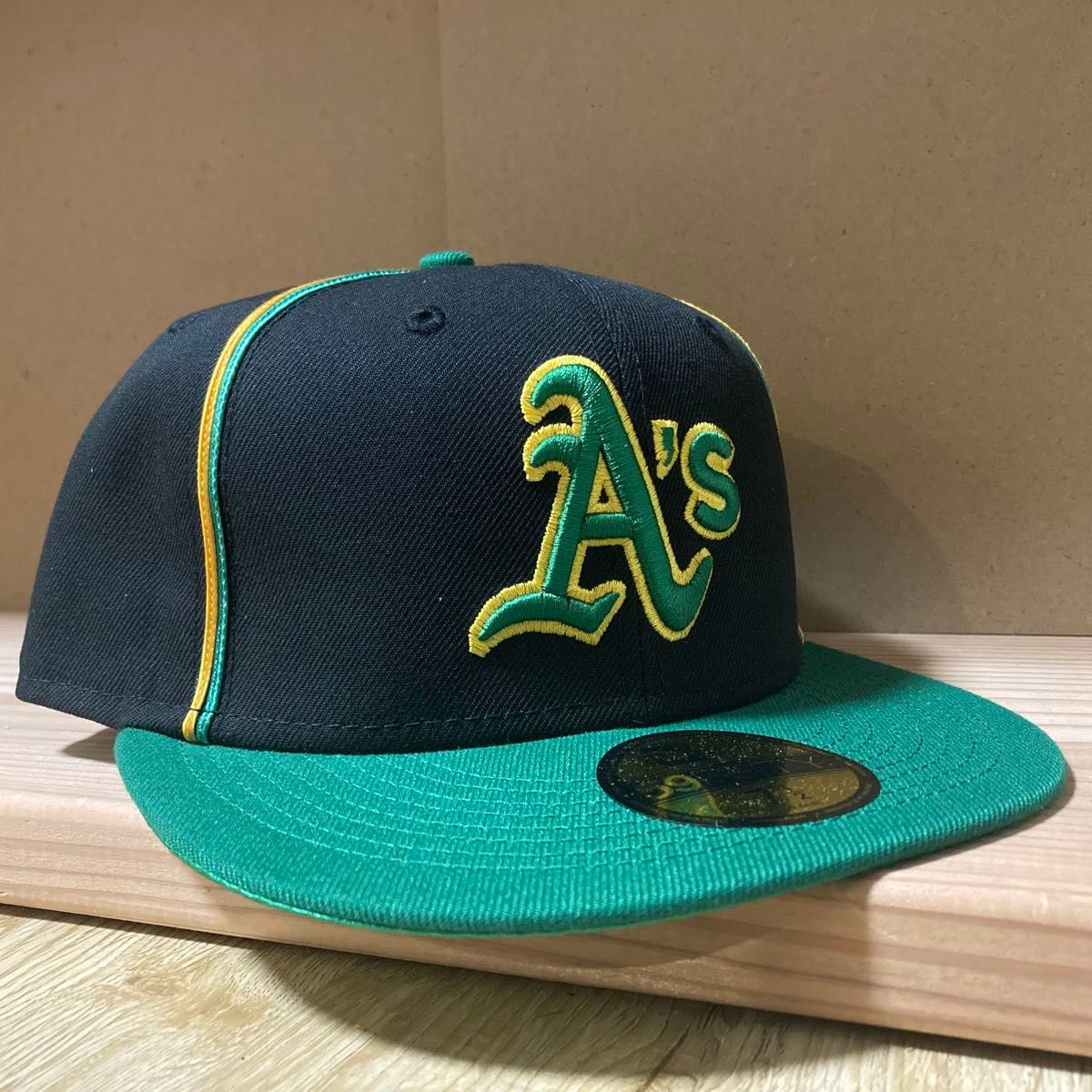 【海外限定】ニューエラ オークランド アスレチックス 59FIFTY ブラック new era Oakland athletics