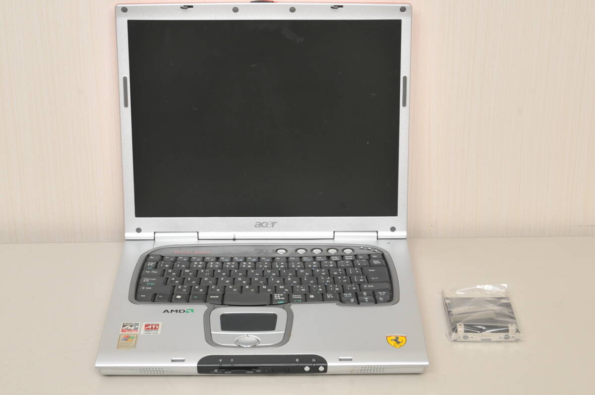 ノートパソコン【acer】エイサー Ferrari3400 ZI5 フェラーリ／ジャンク品_画像1