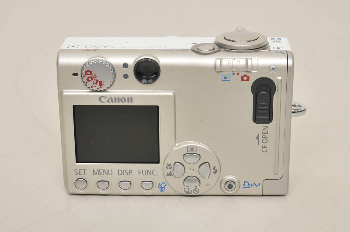 デジタルカメラ【Canon】キャノン IXY DIGITAL500 純正オプションアルミケース付き／ジャンク品の画像5