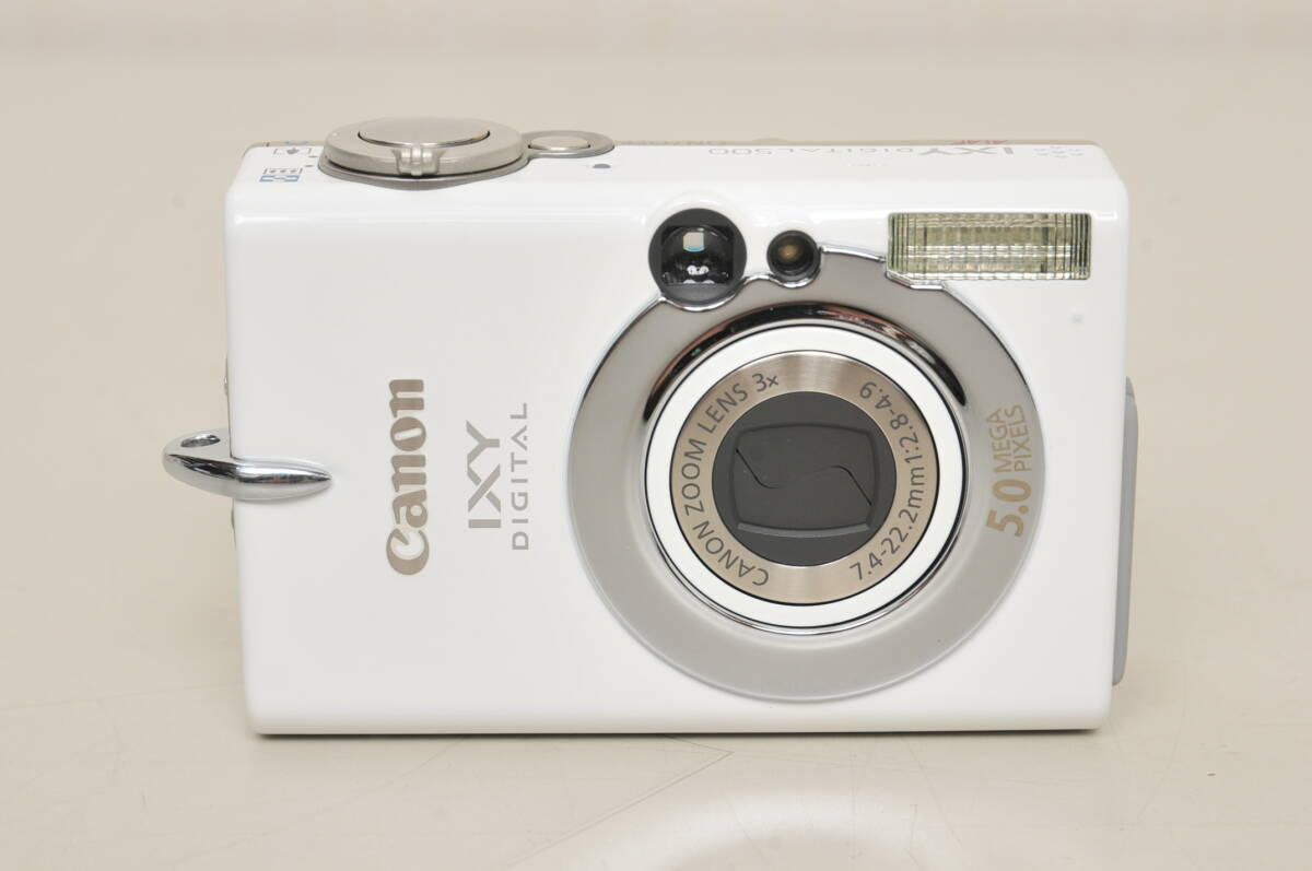 デジタルカメラ【Canon】キャノン IXY DIGITAL500 純正オプションアルミケース付き／ジャンク品の画像2