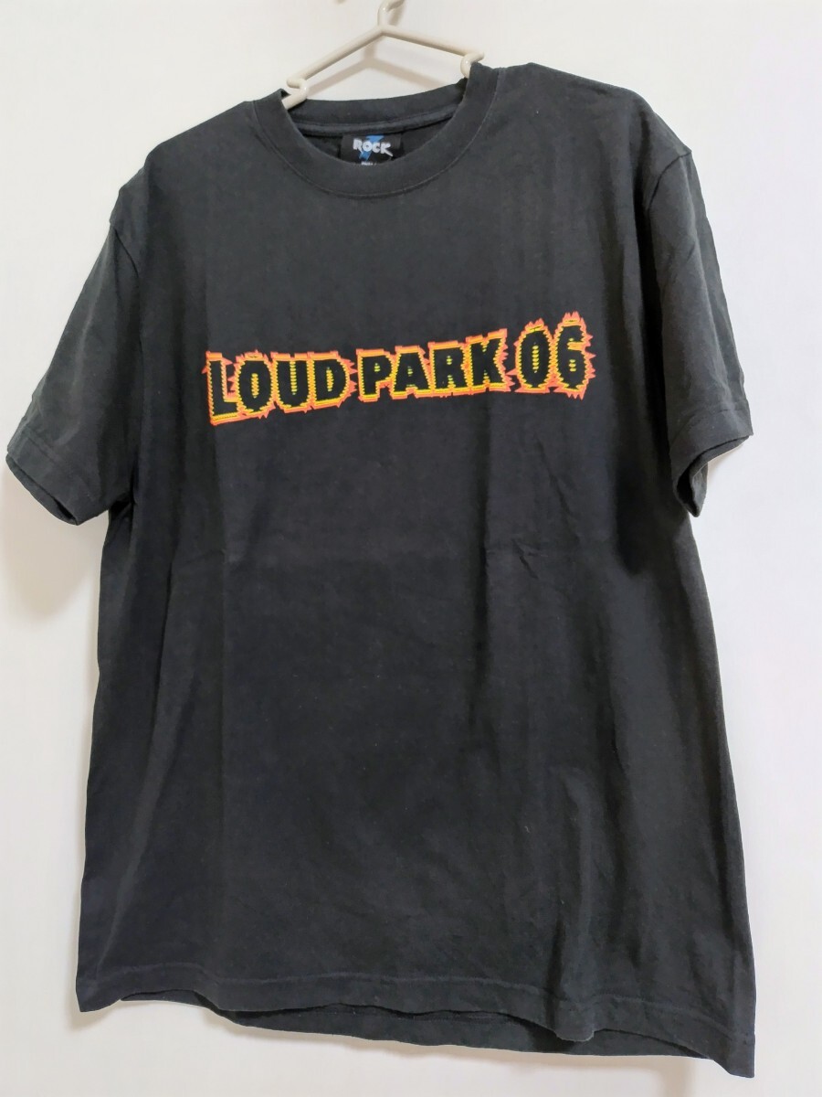 LOUD PARK 06 オフィシャルTシャツ Lサイズ ラウドパーク メタル MEGADETH ANTHRAX DIO CHILDREN OF BODOM IN FLAMES ハードロック