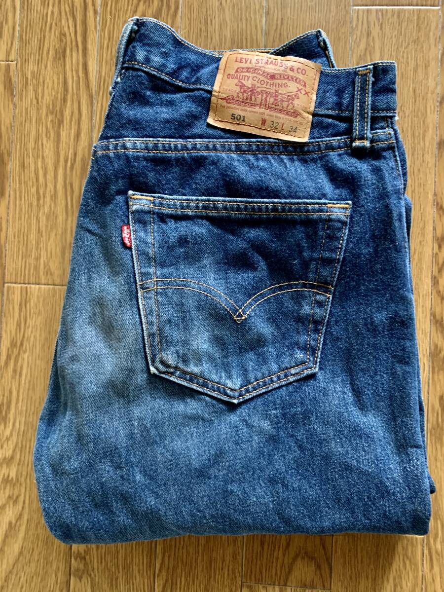 90's Levi's 501 w32 USA製 レギュラー 1997年 米国製 66前期 赤耳の画像1