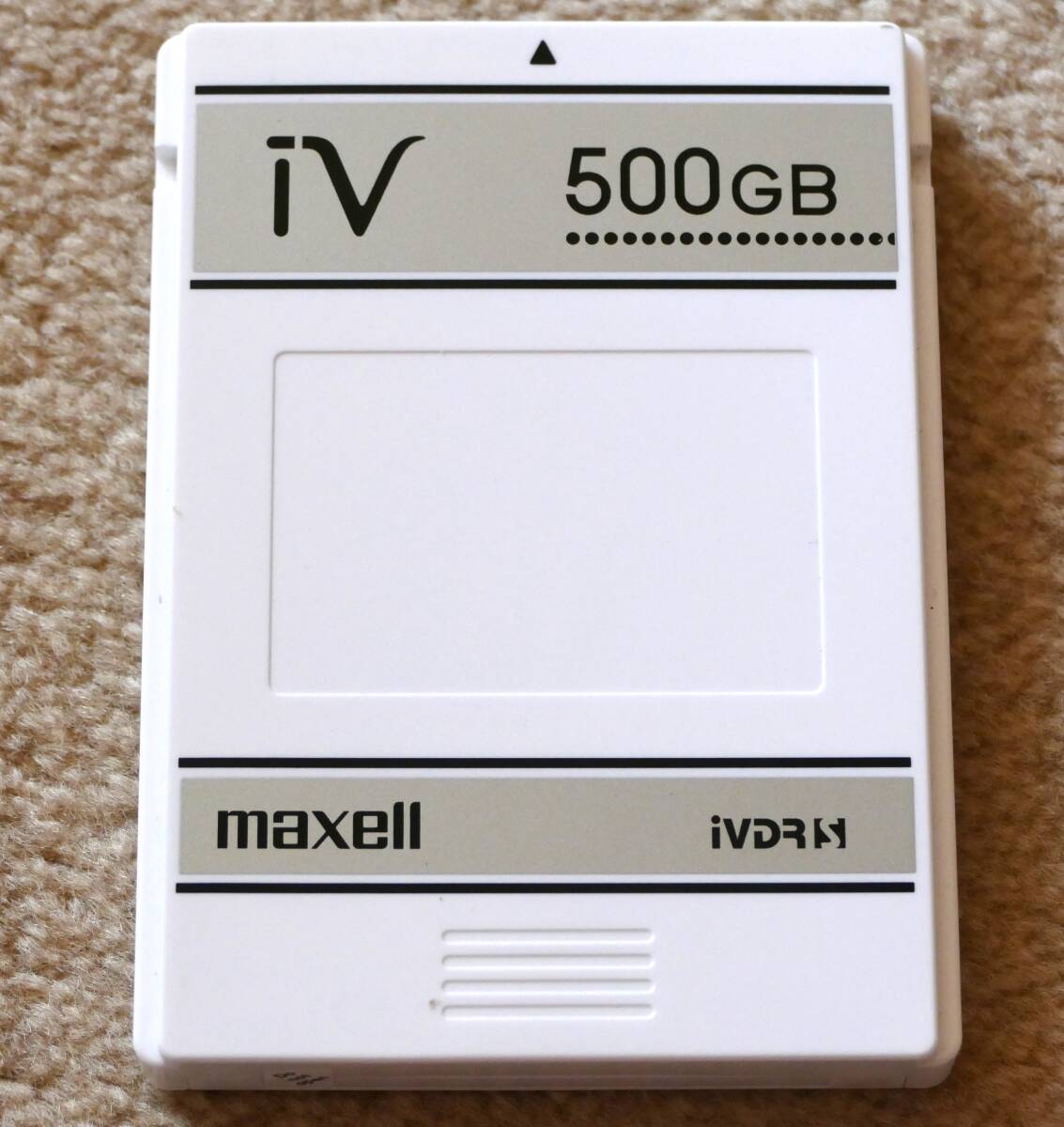 maxell iVDR-S マクセル 500GB 　日立TV「Wooo」対応　ケース付き_画像1