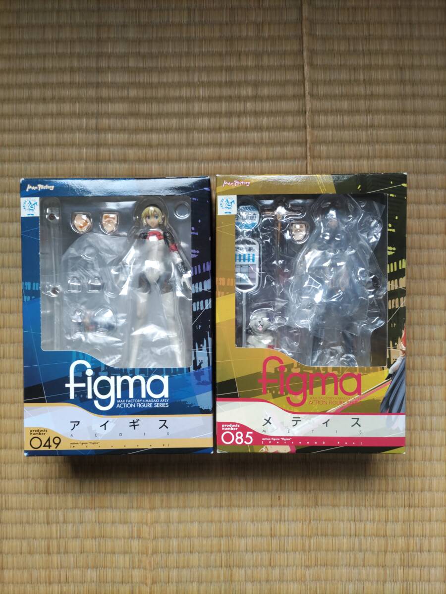 【中古レア】figuma　ペルソナ3　P3　　049 アイギス　085 メティス　セット　フィギュア_画像1