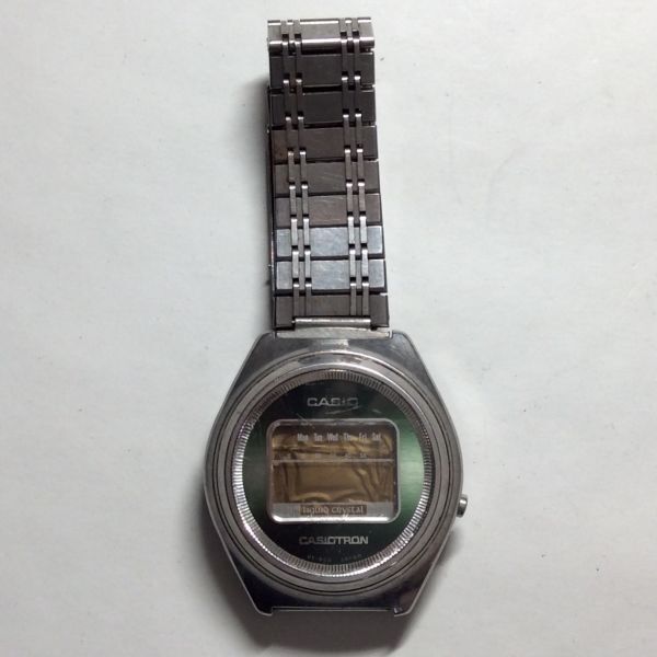 CASIO Casiotron デジタル腕時計 不動品 Yahoo!オークション - 【未点検・未清掃】CASIO CASIOTRON