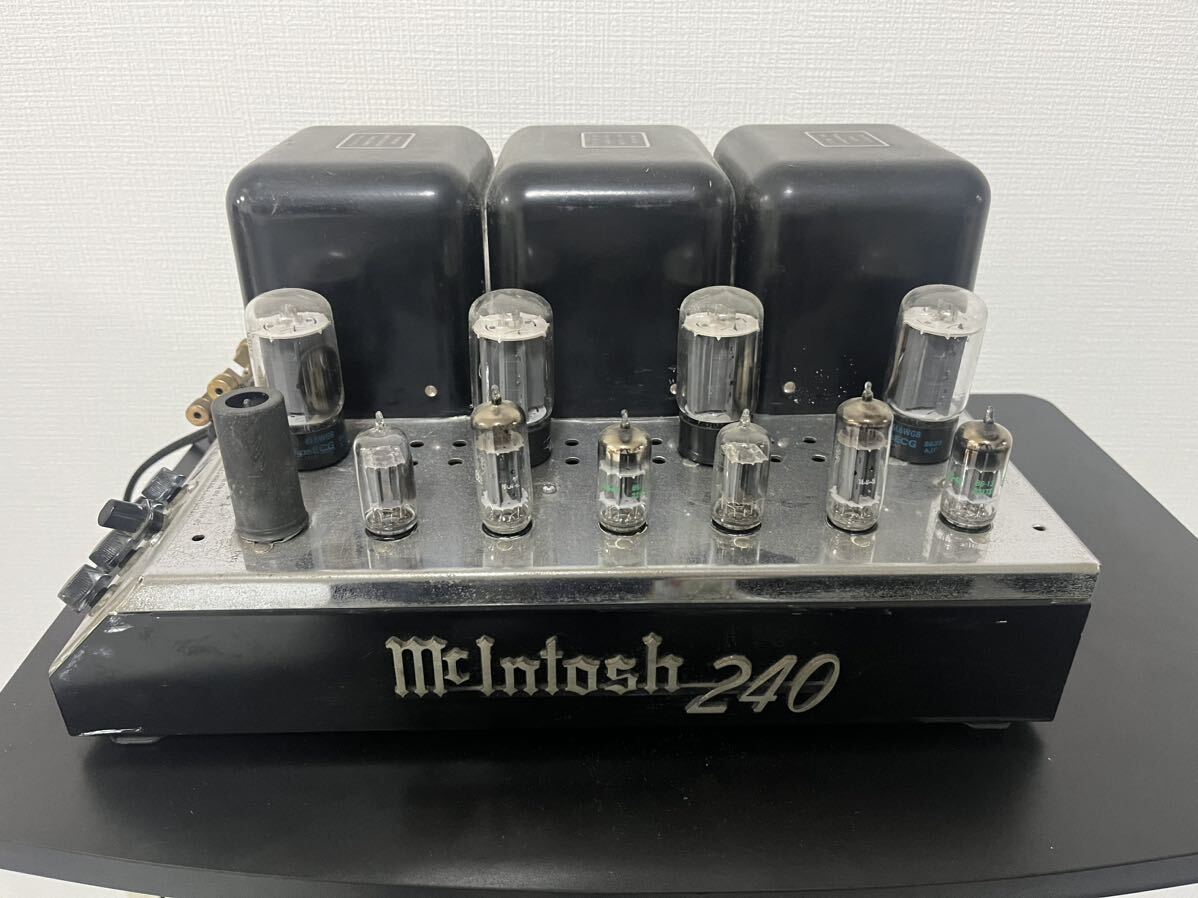 McIntosh マッキントッシュ MC 240 真空管アンプ 通電のみ確認の画像1