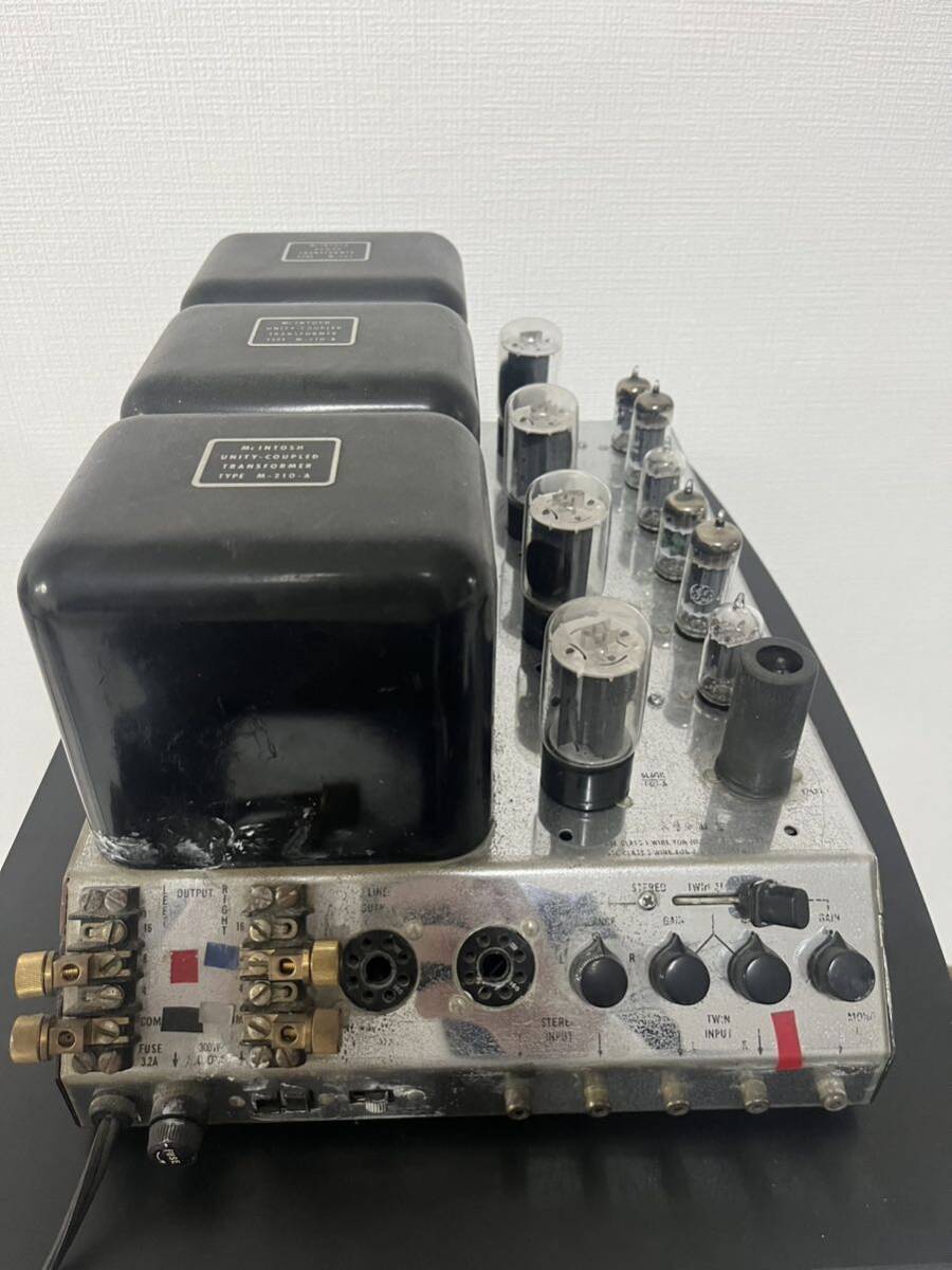 McIntosh マッキントッシュ MC 240 真空管アンプ 通電のみ確認の画像4