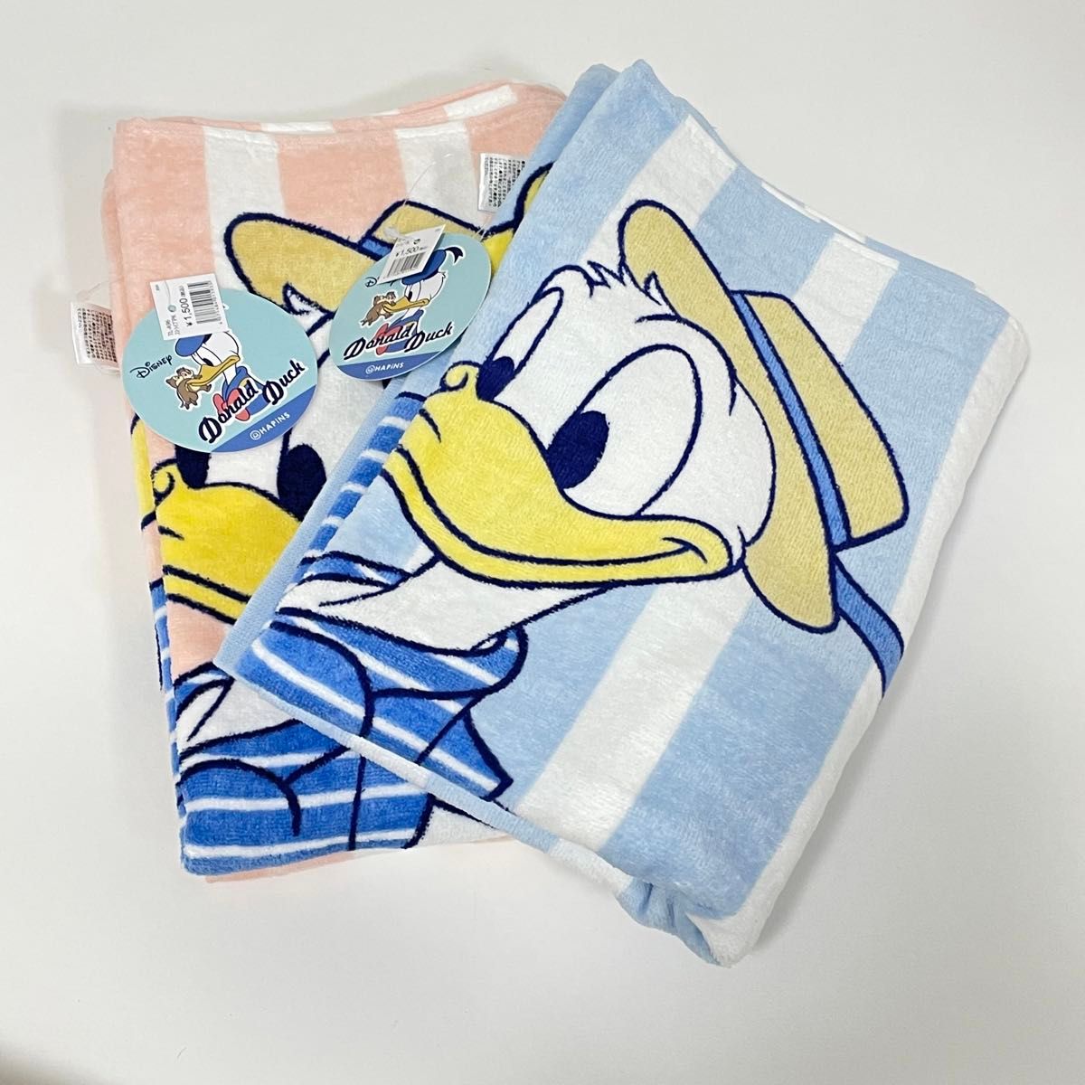 【新品2枚セット】 ディズニー バスタオル　ハピンズ　ドナルドダック