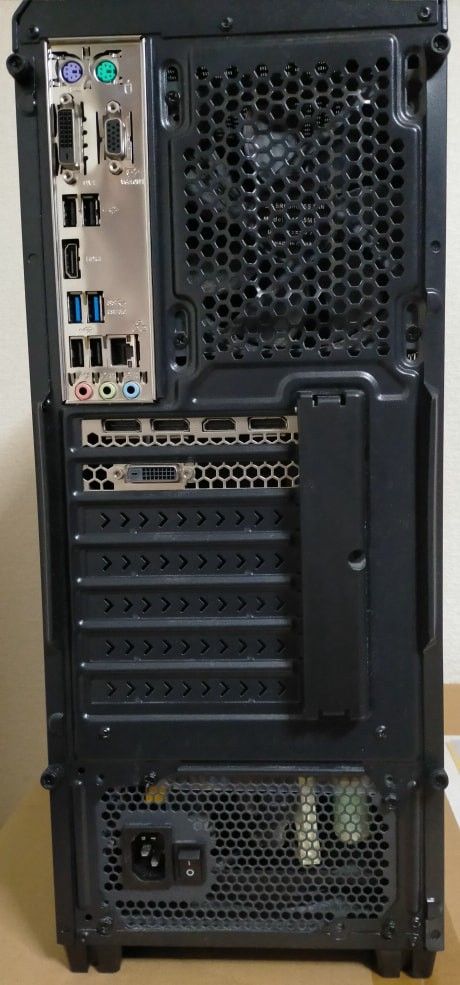 ゲーミングPC　i7-7700、mem16GB、Geforce GTX 1060(6GB)、SSD＋HDD4TB 、Win10