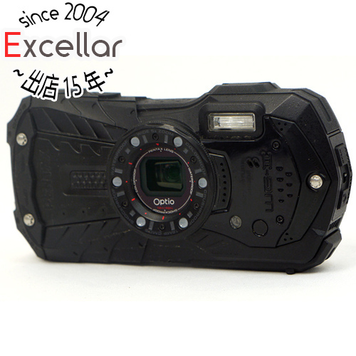 【中古】PENTAX製 デジカメ Optio WG-2 ブラック/1600万画素 [管理:1050022961]