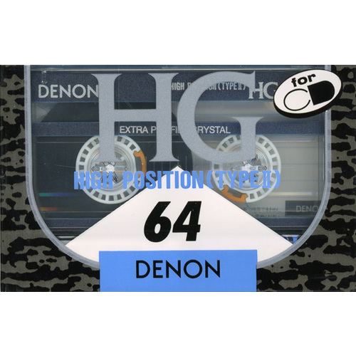 DENON カセットテープ ハイポジション HG 64 64分 [管理:1100043700]_画像1