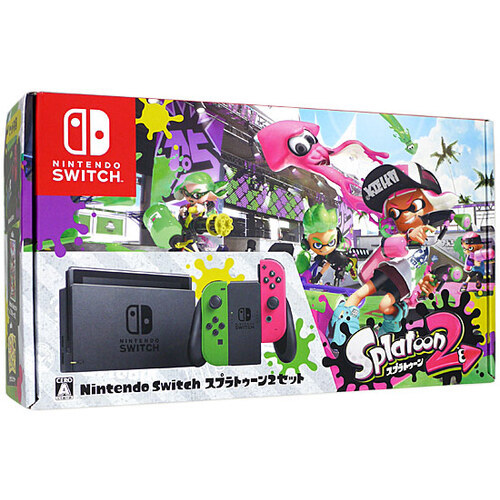 【中古】任天堂 Nintendo Switch スプラトゥーン2セット ソフト・ステッカーなし 元箱あり [管理:1350008103]