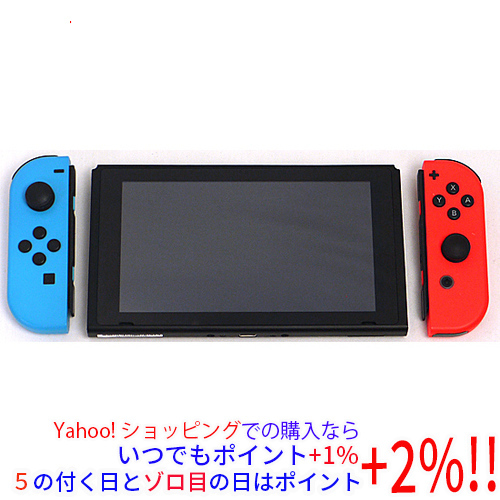 【中古】任天堂 Nintendo Switch ネオンブルー/ネオンレッド ドックなし [管理:1350011082]