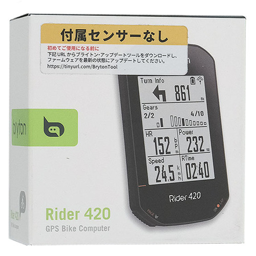 bryton GPSサイクルコンピューター Rider 420 E [管理:1100044394]_画像1