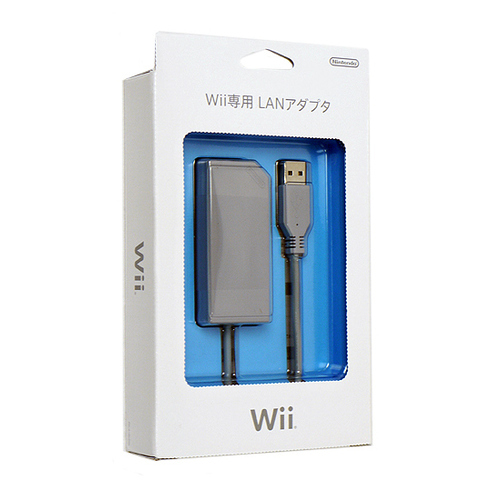 【中古】任天堂 Wii/Wii U/Nintendo Switch対応 LANアダプタ RVL-015 元箱あり [管理:1350010093]_画像1