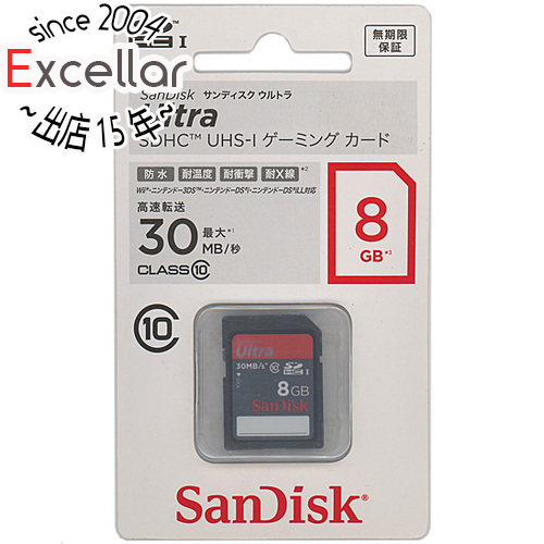 [.. packet correspondence ]SanDisk SDHC memory card SDSDUG-008G-J35 8GB [ control :1000027746]