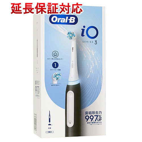 Braun 電動歯ブラシ オーラルB iO3 IOG31A60BK [管理:1100049082]