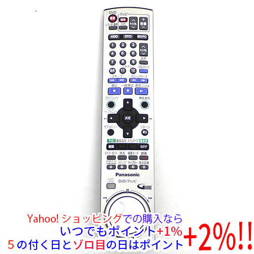 【中古】Panasonic DVDリモコン EUR7632X20 [管理:1150002551]_画像1