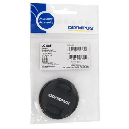 【ゆうパケット対応】OLYMPUS レンズキャップ LC-58F [管理:1000026250]_画像1