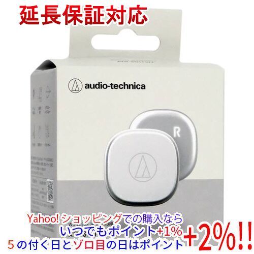 audio-technica ワイヤレスイヤホン ATH-SQ1TW2 WH ピュアホワイト [管理:1100050474]