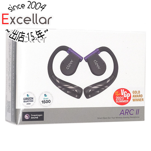 Cleer Audio 完全ワイヤレスイヤホン ARC II GAME Edition CLR-ARC2G-PB Purple ＆ Black [管理:1100055024]