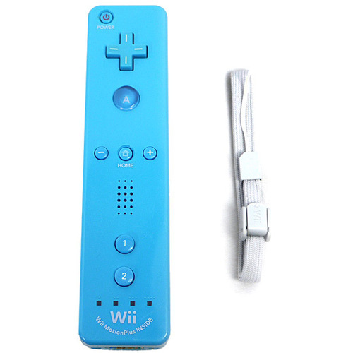 【中古】任天堂 Wiiリモコンプラス アオ [管理:1350003502]_画像1