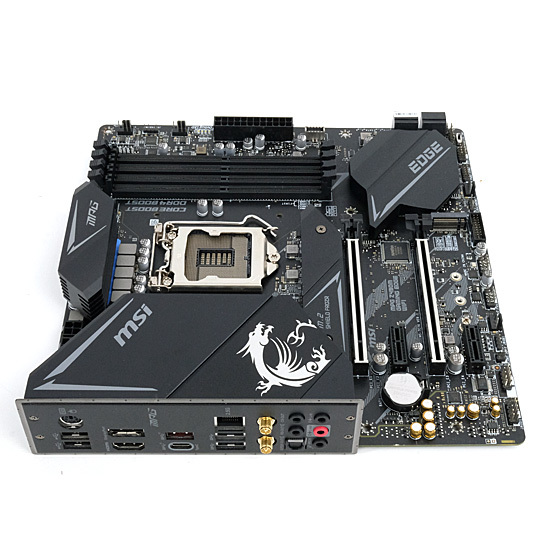 【中古】MSI製 MicroATXマザーボード MPG Z490M GAMING EDGE WIFI LGA1200 元箱あり [管理:1050023087]の画像2