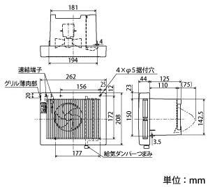 三菱電機(MITSUBISHI ELECTRIC) 三菱電機 MITSUBISHI 換気扇 浴室用換気扇【V-13BD7】 V-1_画像2