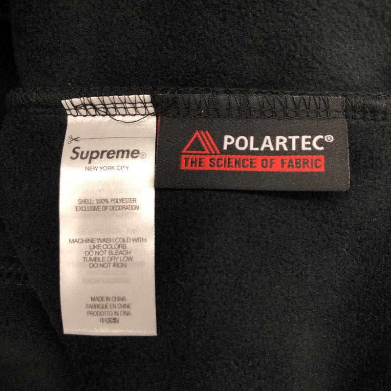 【中古】Supreme Polartec Zip Jacket Black サイズM フリース シュプリーム[240091349357]_画像5