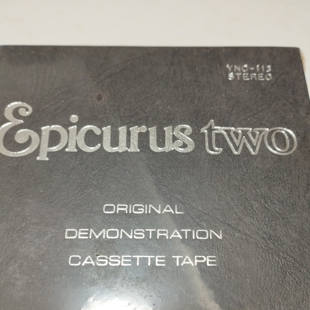 YAMAHA Epicurus two original demonstration cassette tape_画像2