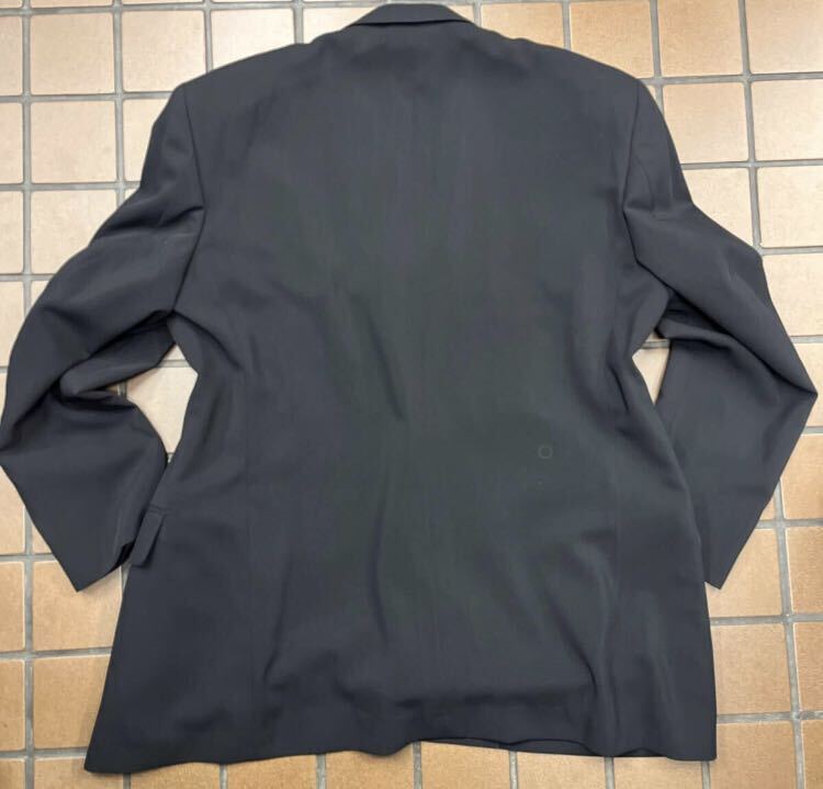 新品☆特価品【AB8 3L相当★日本製】4Bダブルスーツ 礼服 メンズスーツ ブラックフォーマル 背抜き 冠婚葬祭 喪服 セットアップ 黒_画像4