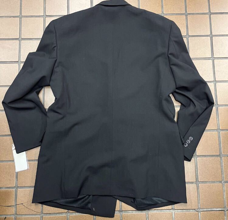 新品☆限定価格【AB7 XL相当★超軽量】4Bダブルスーツ 礼服 メンズスーツ ブラックフォーマル 礼服 背抜き 冠婚葬祭 喪服 セットアップ 黒_画像4