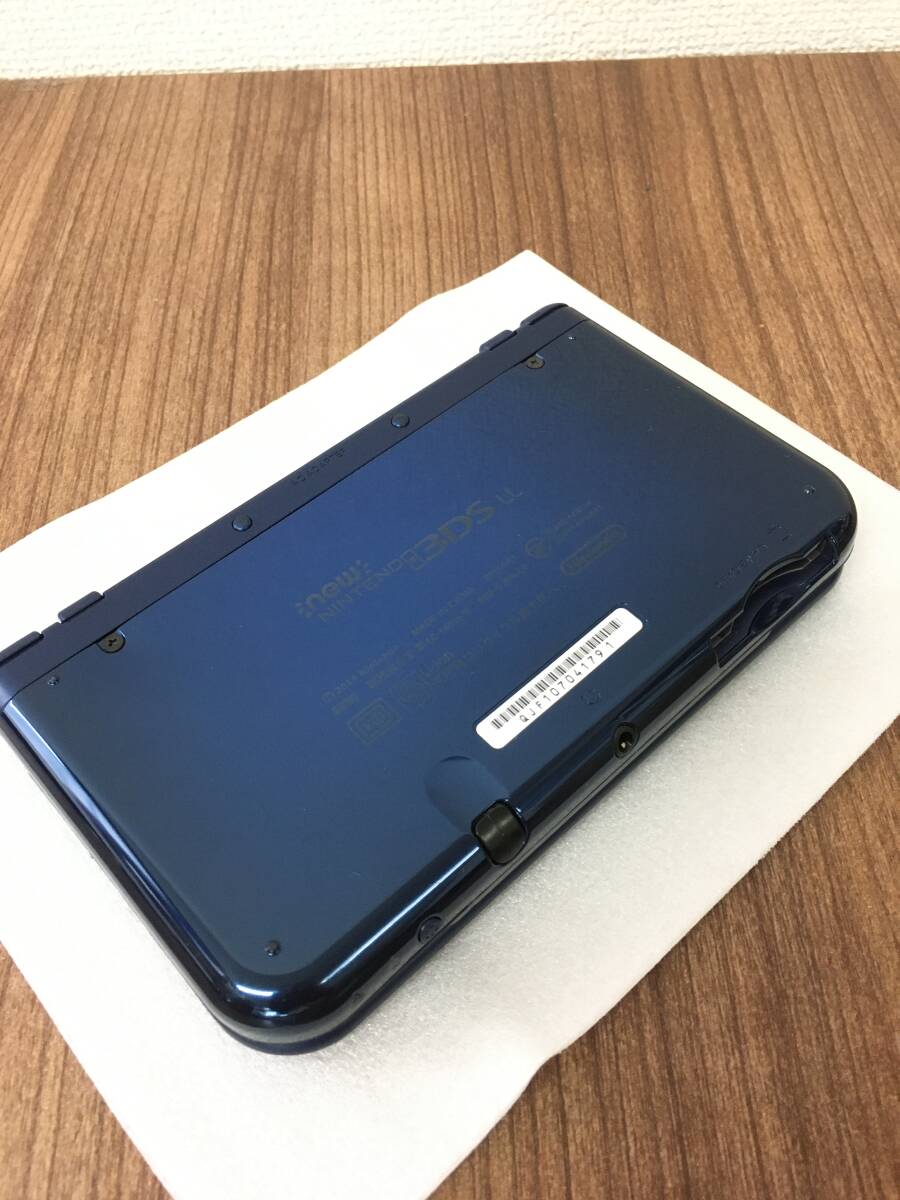 美品】Newニンテンドー3DS LL メタリックブルー 充電器付き 動作確認 