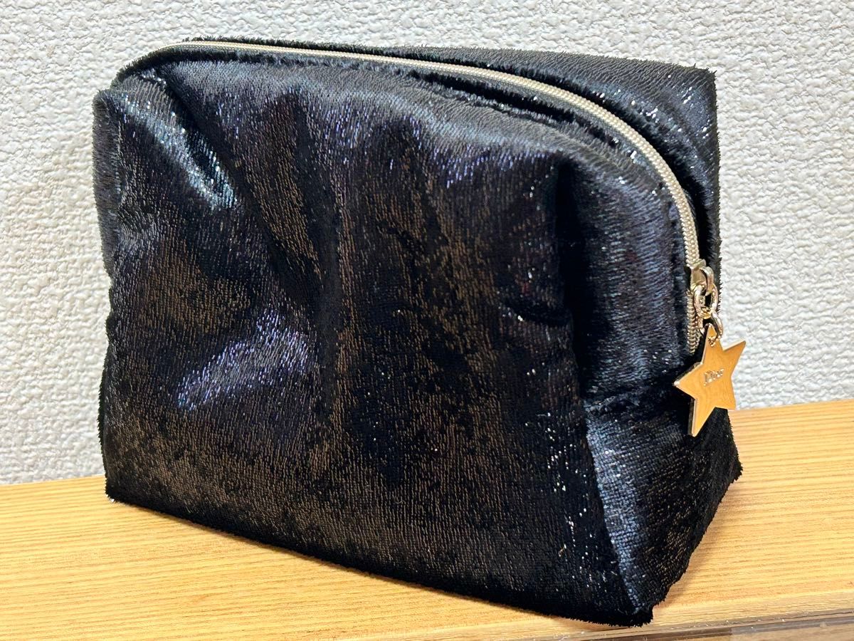 Christian Dior ディオール 化粧 コスメ ポーチ ブラック Christian Dior ディオール 化粧 コスメ ポーチ ブラック