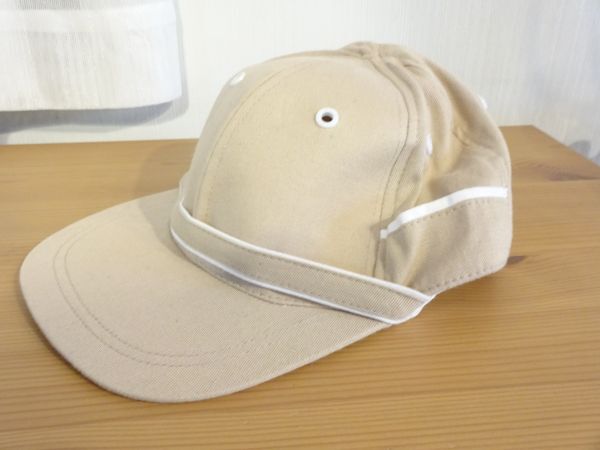 S 鈴木産業 S メンズ・紳士　ベージュ色　アウトドアキャップ サイズ５６cm〜５８cm　キャップ　帽子　コットン帽_画像6