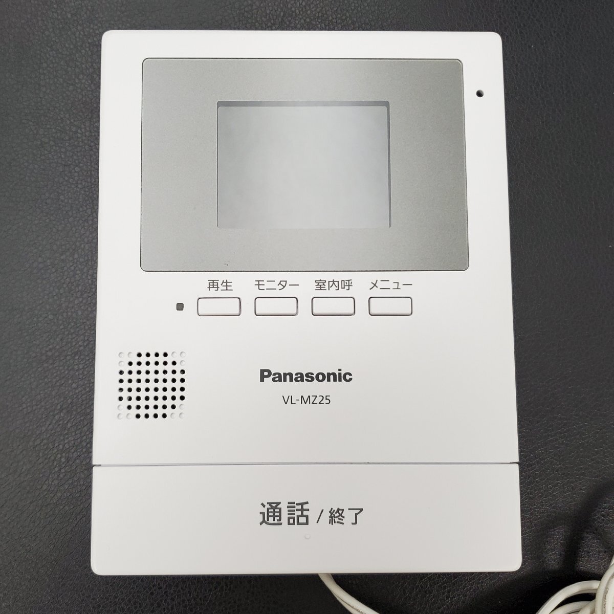 【宝蔵】パナソニック Panasonic VL-SZ25K テレビドアホン インターホン 電源コード式 玄関 モニター カメラ 通電確認済 箱付 2022年購入品の画像5