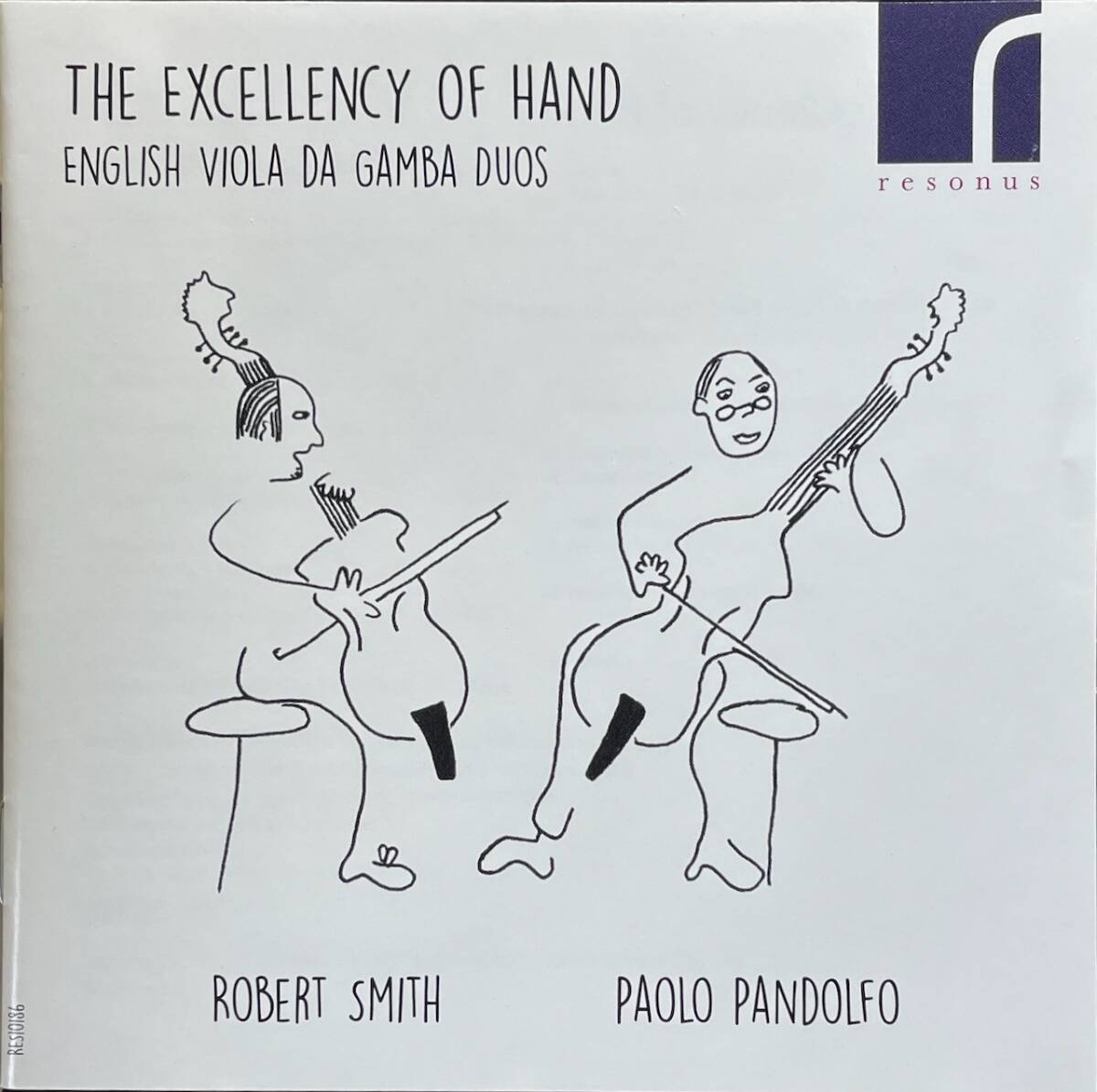 (C26H)☆器楽/ロバート・スミス & パオロ・パンドルフォ/The Excellency of Hand/手の名技～イギリスのヴィオラ・ダ・ガンバ・デュオ☆の画像1
