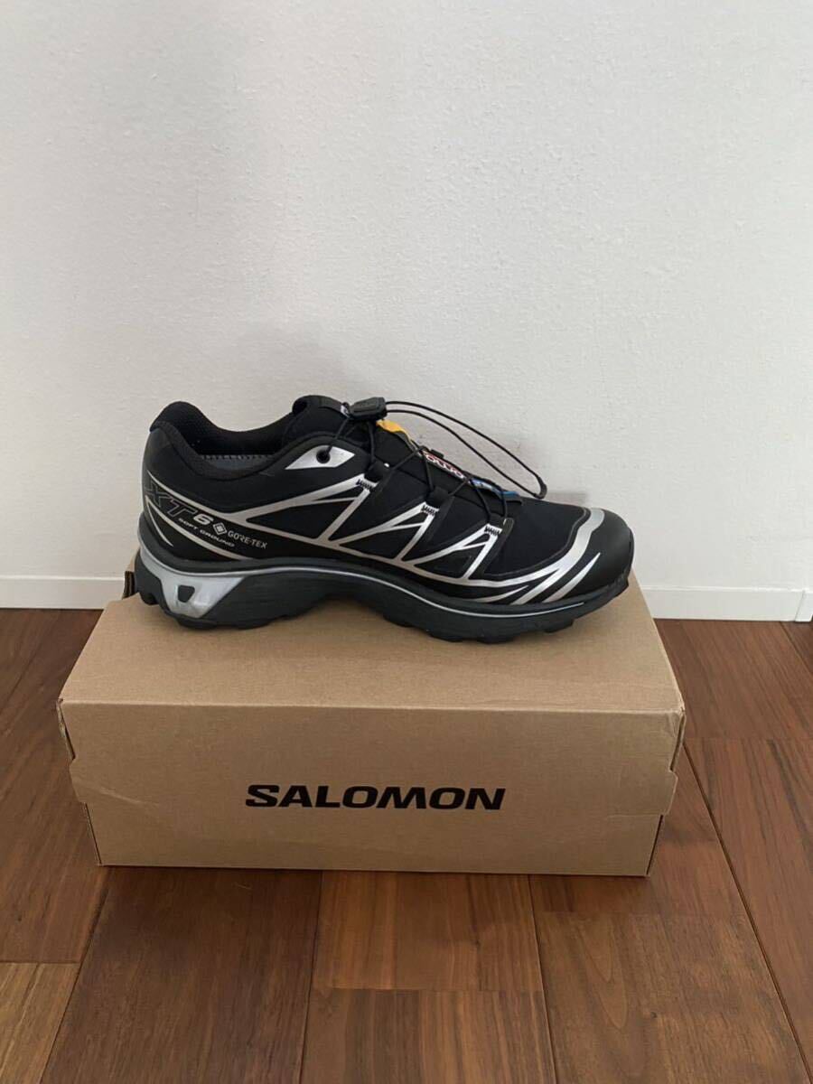 26cm Salomon XT-6 GTX GORE-TEX Black/Footwear Silver サロモン XT-6 ゴアテックス ブラック/フットウェアシルバー US8 UK7.5_画像6
