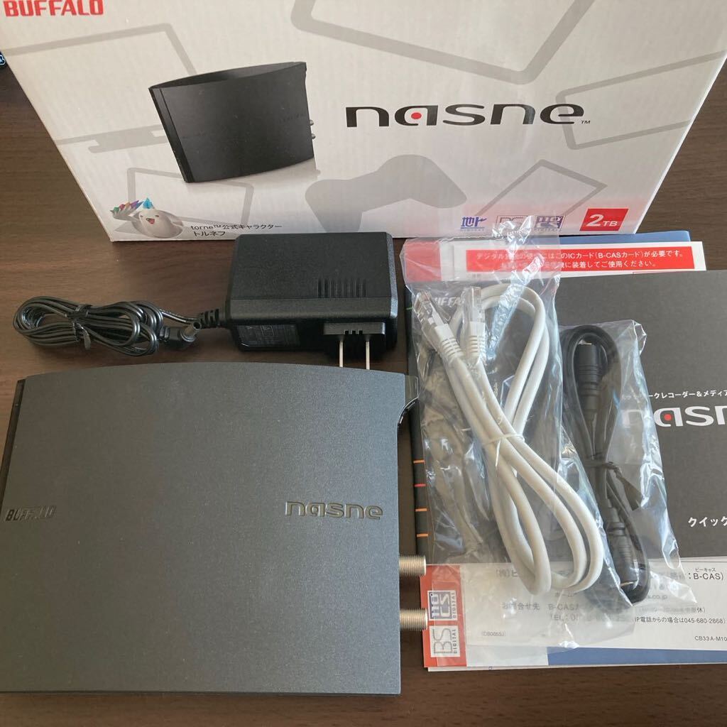 バッファロー nasne HDDレコーダー 2TB 地デジ/BS/CS チューナー torne NS-N100_画像1