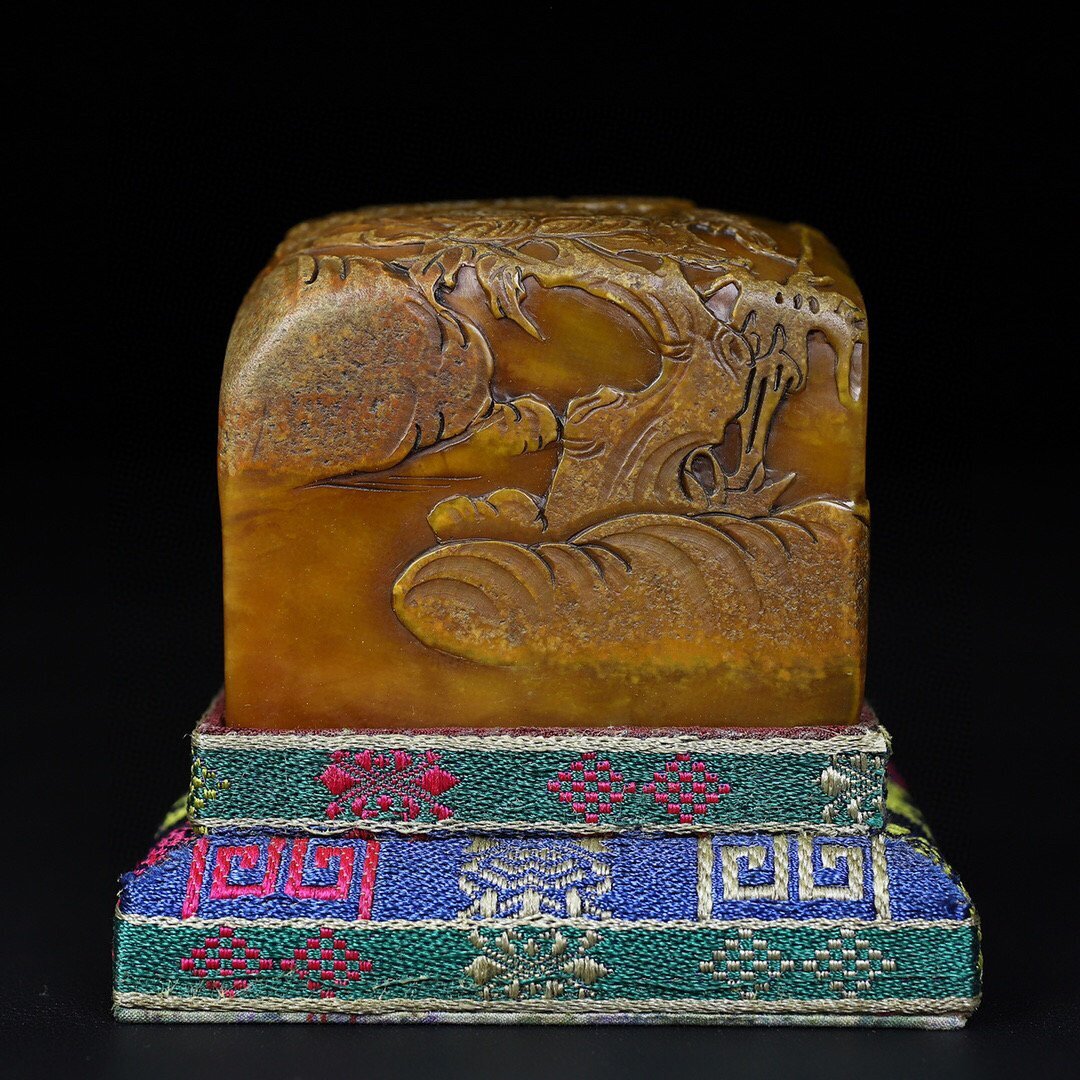 古寶奇蔵】寿山石・芙蓉石・細密彫・瑞鼠招財印章・希少珍品 - 印鑑 古寶奇蔵】寿山石・芙蓉石・細密彫・瑞鼠招財印章・希少珍品 - 印鑑