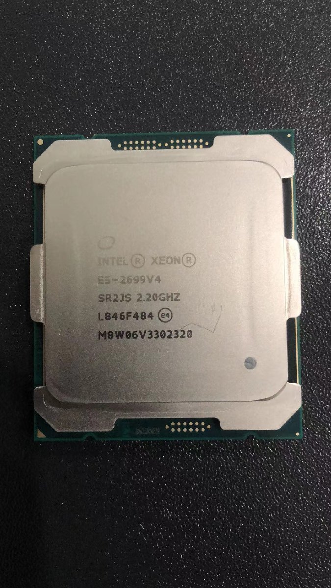 CPU インテル Intel XEON E5-2699 V4 プロセッサー 中古 動作未確認 ジャンク品 - 9856_画像1