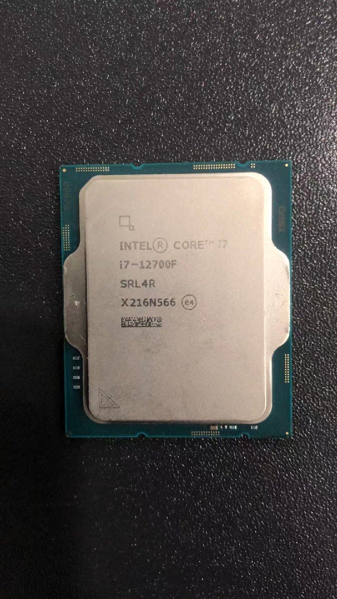 CPU インテル Intel Core I7-12700F プロセッサー 中古 動作未確認 ジャンク品 - 9901_画像1