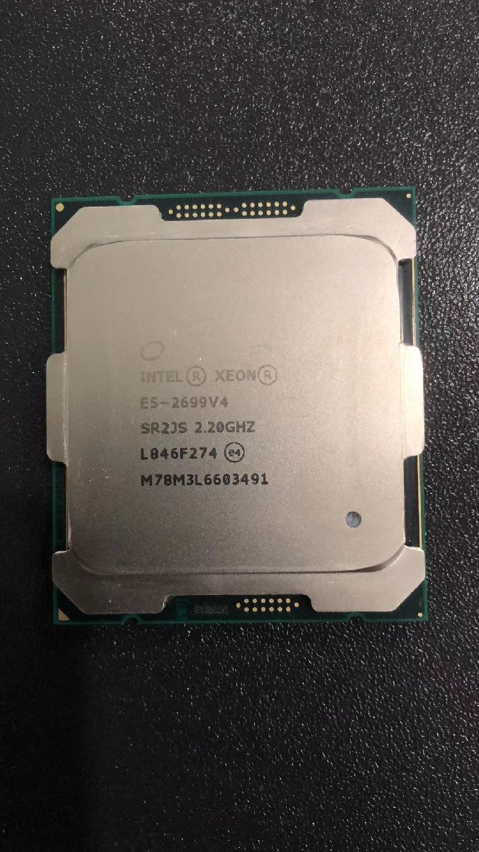 CPU インテル Intel XEON E5-2699 V4 プロセッサー 中古 動作未確認 ジャンク品 - 9909_画像1