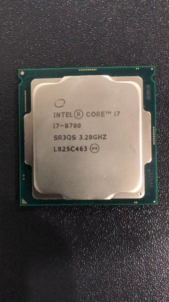 CPU インテル Intel Core I7-8700 プロセッサー 中古 動作未確認 ジャンク品 - A85_画像1