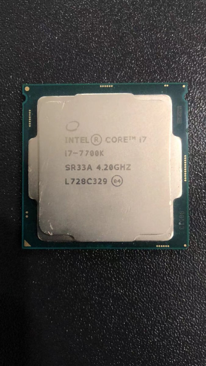 CPU インテル Intel Core I7-7700K プロセッサー 中古 動作未確認 ジャンク品 - A144_画像1