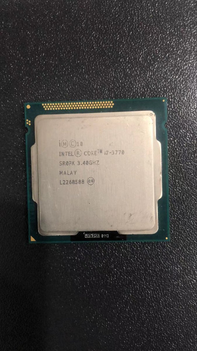 CPU インテル Intel Core I7-3770 プロセッサー 中古 動作未確認 ジャンク品 - A123_画像1
