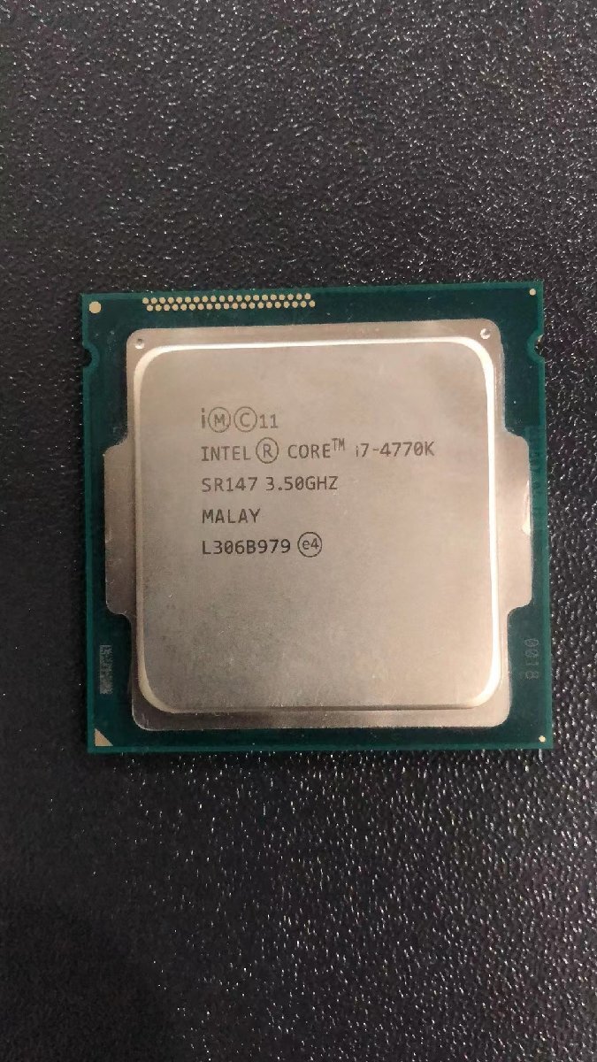 CPU インテル Intel Core I7-4770K プロセッサー 中古 動作未確認 ジャンク品 - A104_画像1