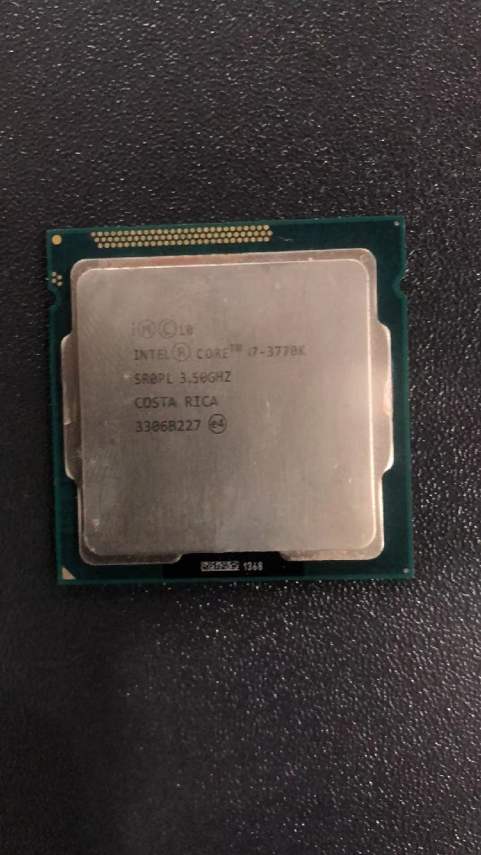 CPU インテル Intel Core I7-3770K プロセッサー 中古 動作未確認 ジャンク品 - A136の画像1