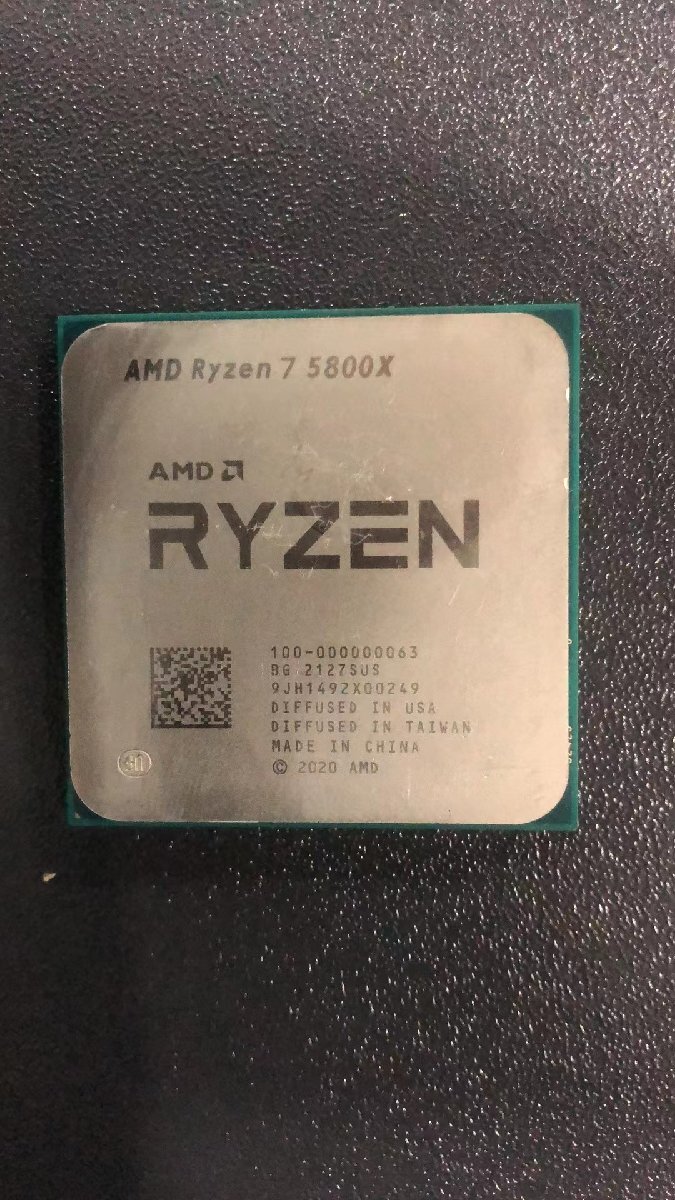 CPU AMD Ryzen 7 5800X プロセッサー 中古 動作未確認 ジャンク品 - A52の画像1